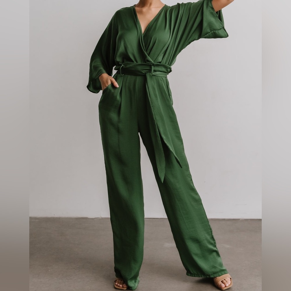 Dark green Santana Jumpsuit Baltic Born